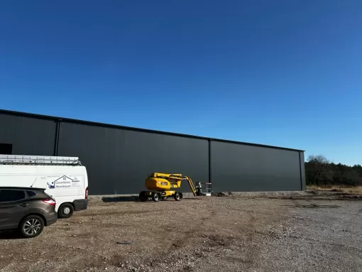 Pose de gouttière aluminium sur bâtiment industriel a saint geours de maremne , Capbreton, MSG