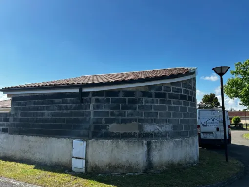 Réalisation d'un arrondit en gouttière sur saint martin d'oney , Capbreton, MSG