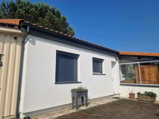 Remplacement gouttière zinc / PVC par de l'aluminium , Capbreton, MSG