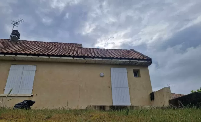 Chantier de renovation d'avant toit complet sur capbreton , Capbreton, MSG