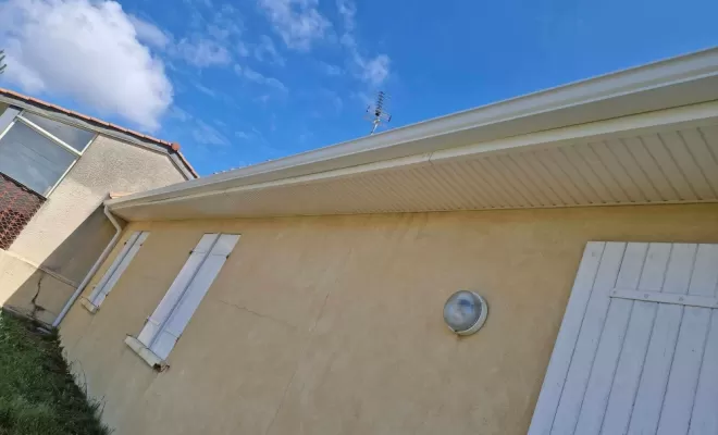 Chantier de renovation d'avant toit complet sur capbreton , Capbreton, MSG