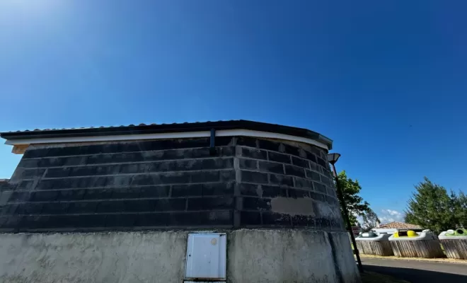 Réalisation d'un arrondit en gouttière  sur saint martin d'oney , Capbreton, MSG