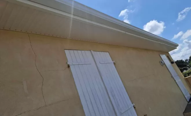 Chantier de renovation d'avant toit complet sur capbreton , Capbreton, MSG