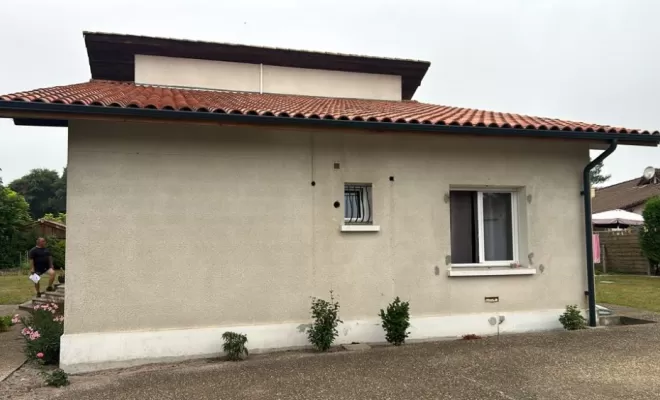 Pose de gouttières en aluminium, Capbreton, MSG